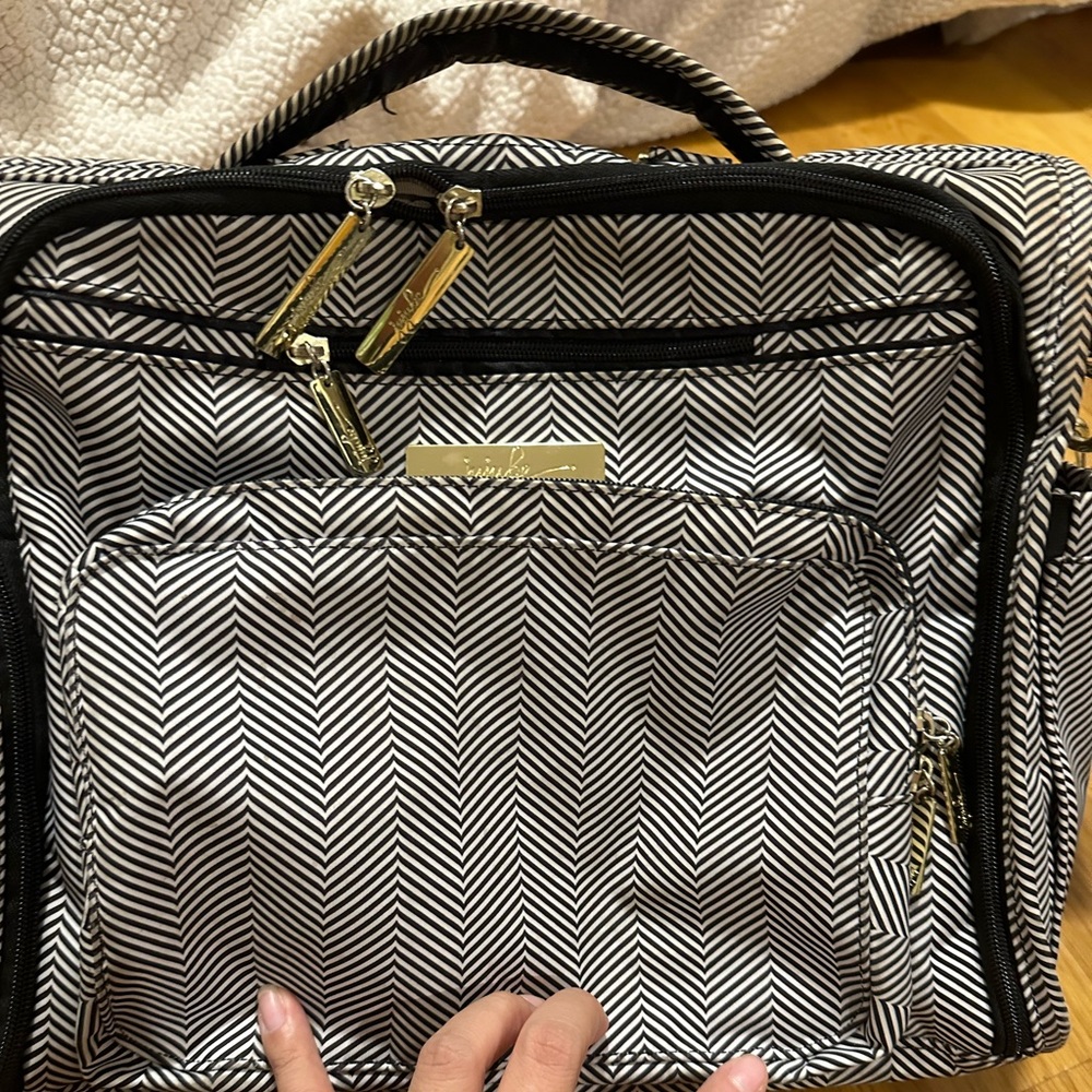 Jujube diaper bag black and white